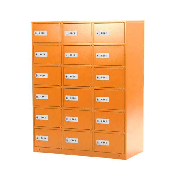 Amazon.co.jp: 貴重品ロッカー 18人用 完成品 3列6段 ダイヤル錠 検索